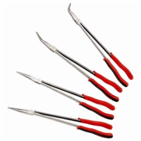 Cool Kitchen 3706V 4 Piece 16 in. Needle Nose Pliers Set with Extra Long Reach CO2998550